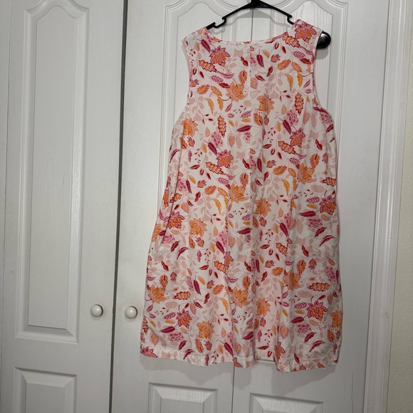 Croft & Barrow Women’s Floral Dress - Pink and Orange - Picture 6 of 6